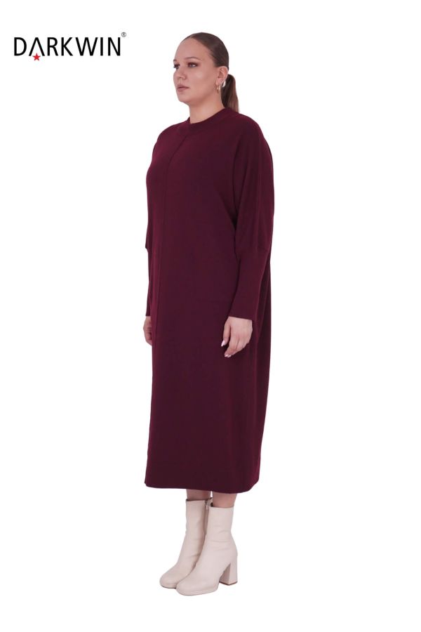 B14210 DARKWIN ELBİSE BORDO - 2