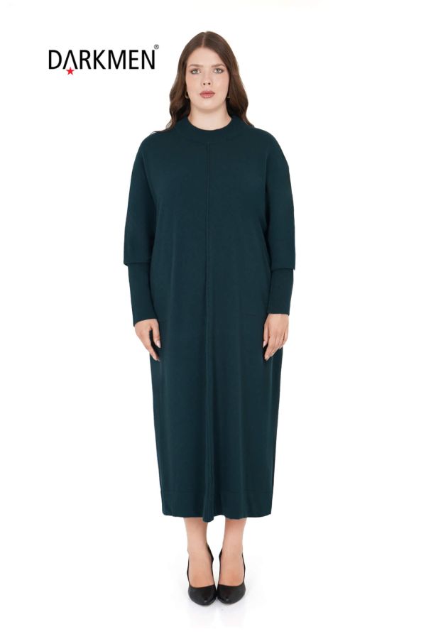 B14210 DARKWIN ELBİSE K.YESIL - 1