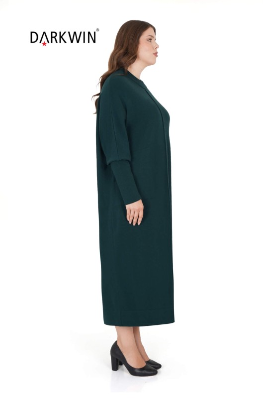DARKWIN - B14210 DARKWIN ELBİSE K.YESIL (1)