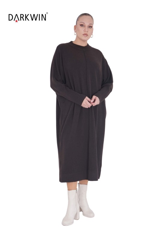 B14210 DARKWIN ELBİSE K.KAHVE - 4