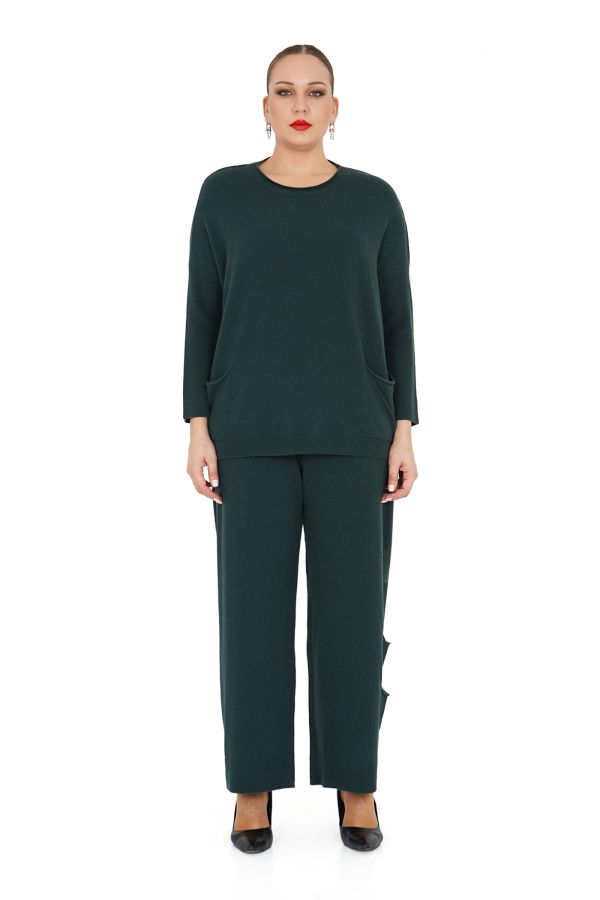 B14231 DARKWIN BLUZ-PANTOLON K.YESIL - 1