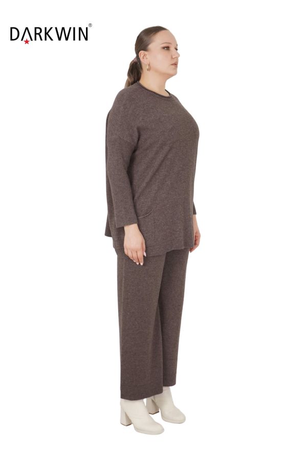 B14231 DARKWIN BLUZ-PANTOLON K.KAHVE - 2