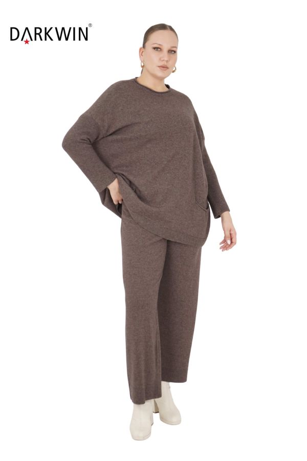 B14231 DARKWIN BLUZ-PANTOLON K.KAHVE - 4