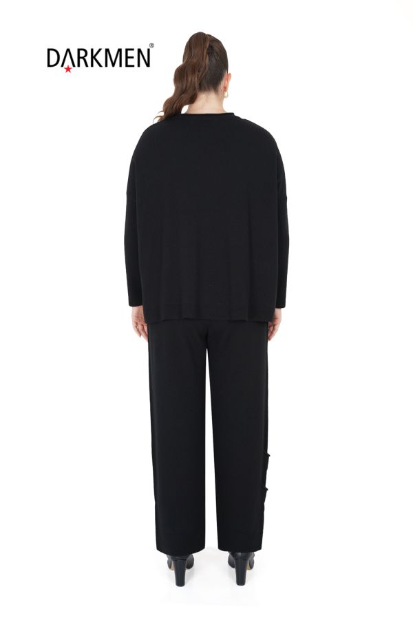 B14231 DARKWIN BLUZ-PANTOLON SIYAH - 3