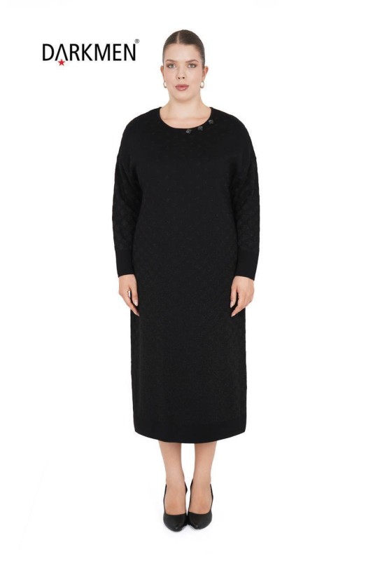 DARKWIN - B14249 DARKWIN ELBİSE SIYAH