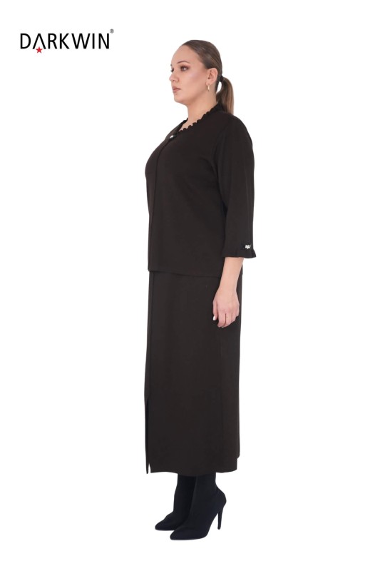 B14263 DARKWIN BLUZ-ETEK K.KAHVE - DARKWIN (1)