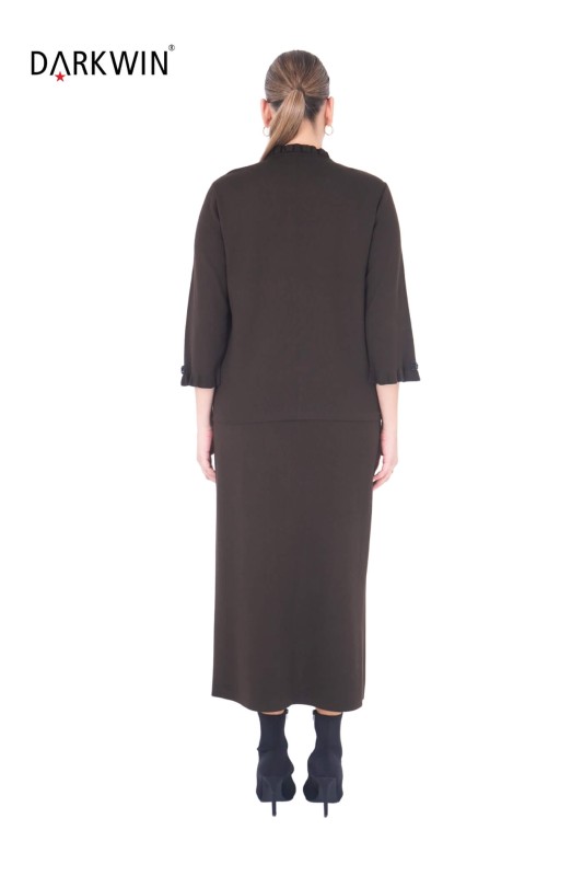 B14263 DARKWIN BLUZ-ETEK K.KAHVE - 3