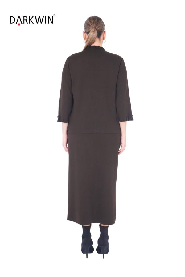 B14263 DARKWIN BLUZ-ETEK K.KAHVE - 3