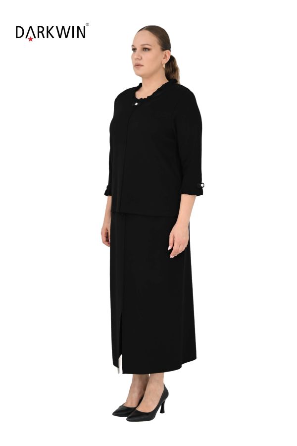 B14263 DARKWIN BLUZ-ETEK SIYAH - 2