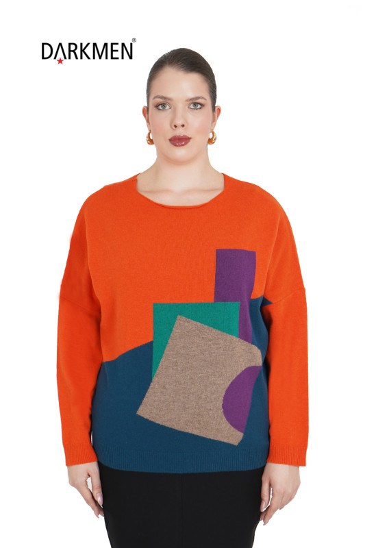 B14281 DARKWIN KAZAK TURUNCU - Thumbnail