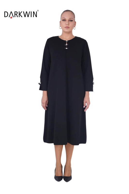 Darkwin - B14291 DARKWIN ELBİSE SIYAH