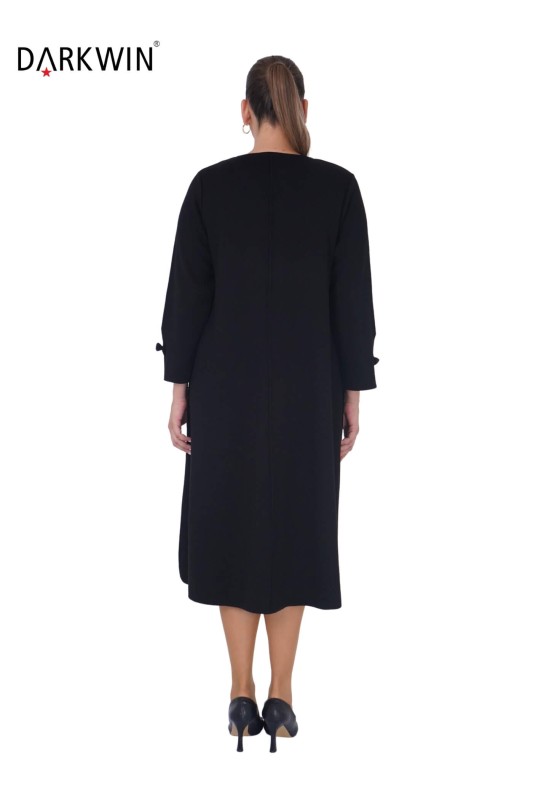 B14291 DARKWIN ELBİSE SIYAH - Thumbnail