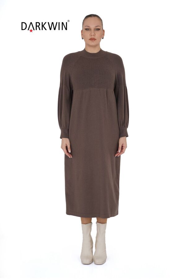 B14316 DARKWIN ELBİSE KAHVE - 1