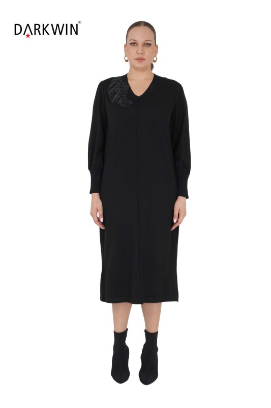 DARKWIN - B14317 DARKWIN ELBİSE SIYAH