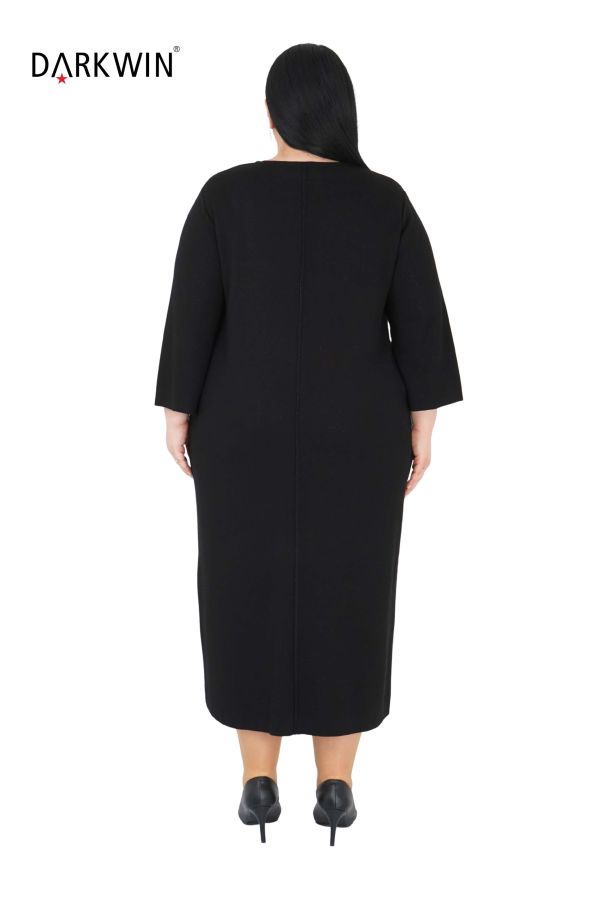 B14321 DARKWIN ELBİSE SIYAH-K.GRI - 3