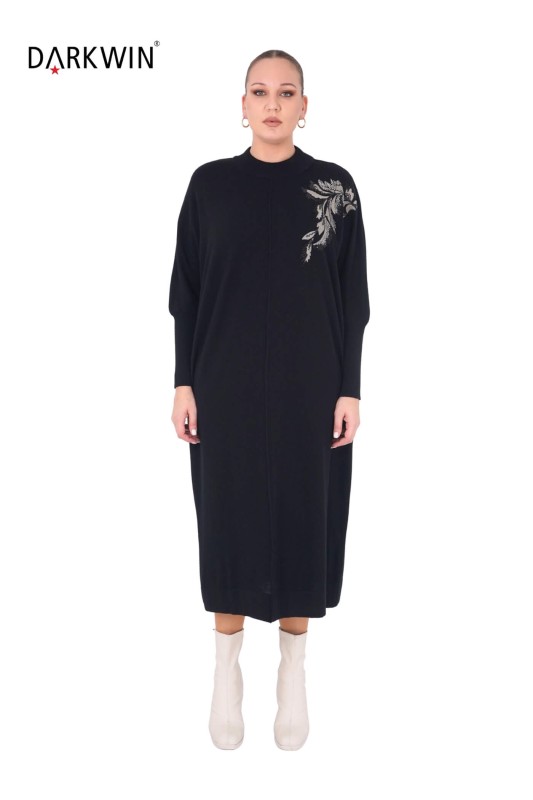 DARKWIN - B14322 DARKWIN ELBİSE SIYAH