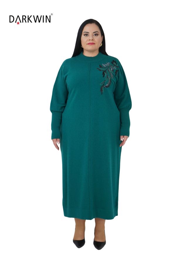 B14322 DARKWIN ELBİSE ZUMRUT - 1