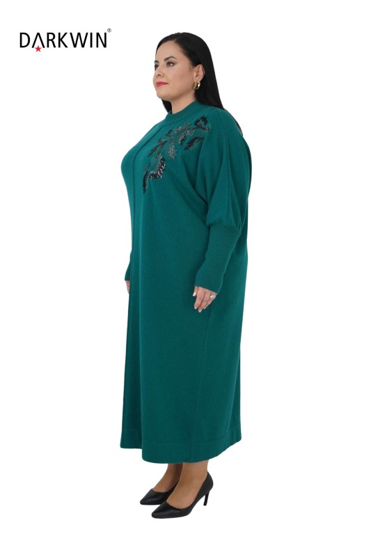 B14322 DARKWIN ELBİSE ZUMRUT - 3