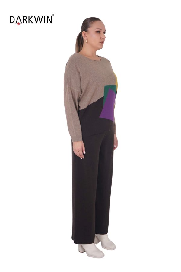 B14324 DARKWIN BLUZ-PANTOLON ACIK KAHVE - 2