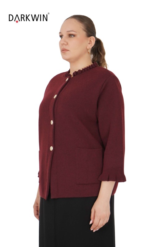 B14337 DARKWIN HIRKA BORDO - Thumbnail