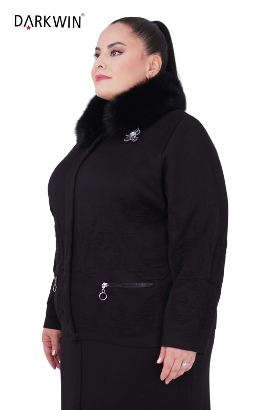 DARKWIN - B14373 DARKWIN CEKET SIYAH (1)