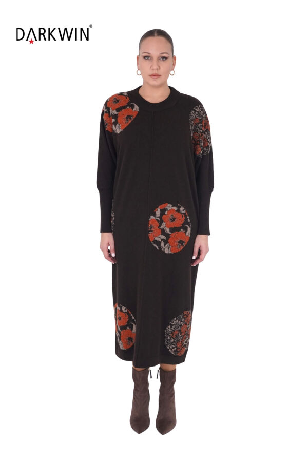B14379 DARKWIN ELBİSE K.KAHVE - 1