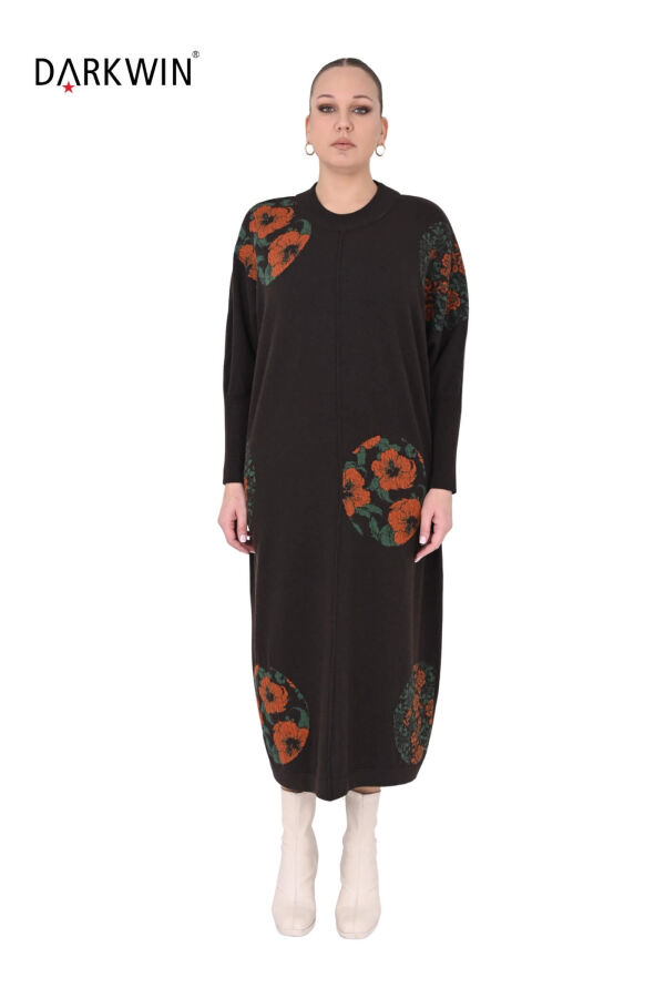 B14379 DARKWIN ELBİSE K.KAHVE - 2