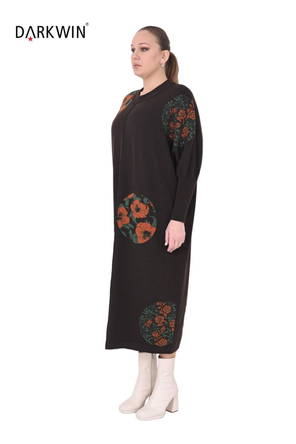 B14379 DARKWIN ELBİSE K.KAHVE - 4