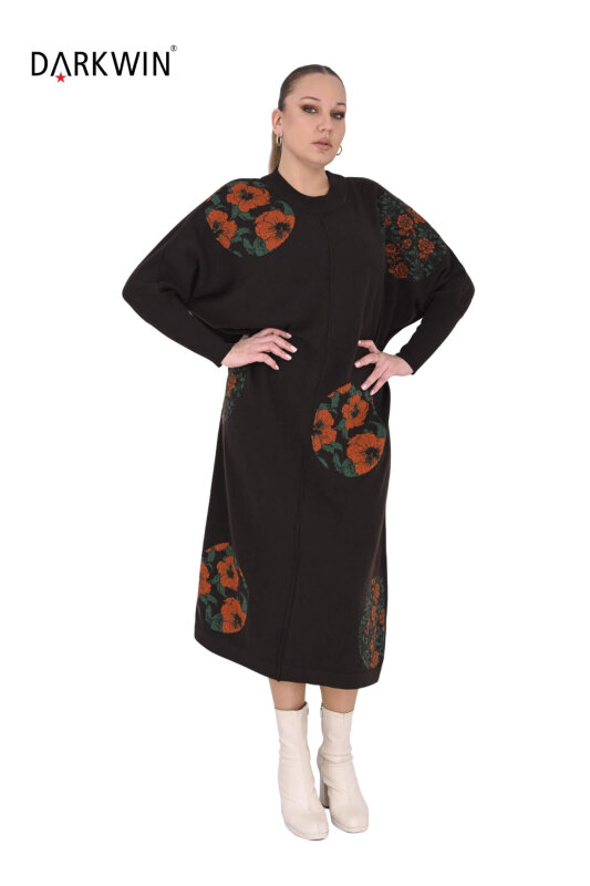 B14379 DARKWIN ELBİSE K.KAHVE - 6