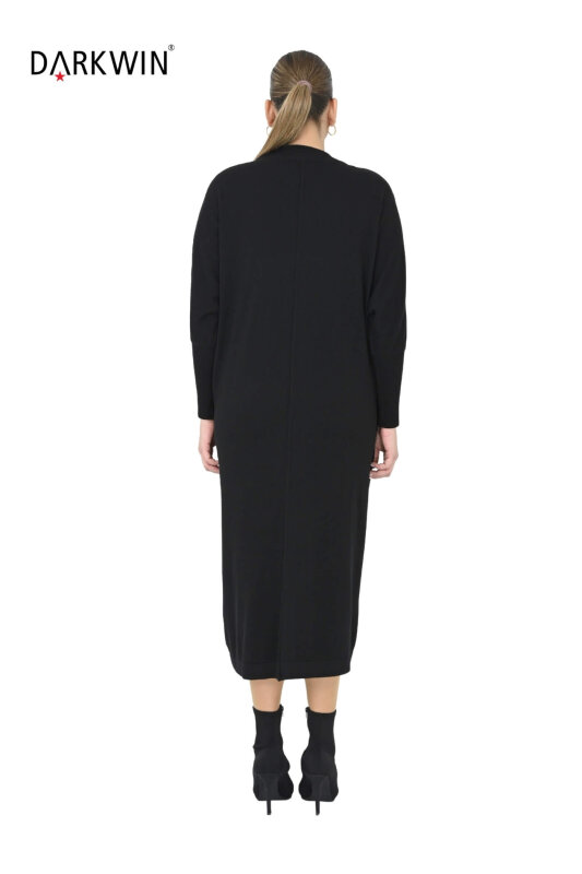 B14379 DARKWIN ELBİSE SIYAH-YESIL - 6