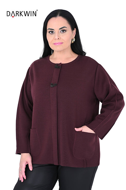 B14400 DARKWIN CEKET BORDO - 4