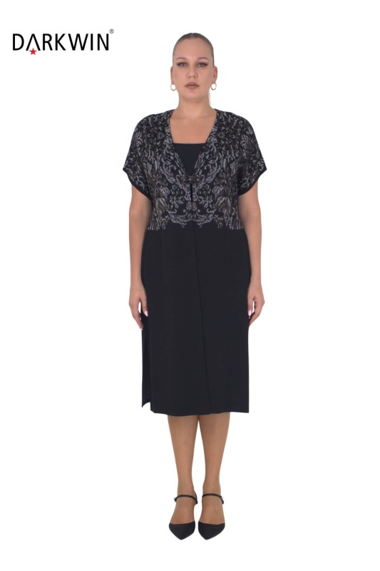 DARKWIN - B14408 DARKWIN YELEK SIYAH-HAKI