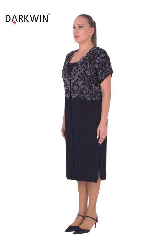 DARKWIN - B14408 DARKWIN YELEK SIYAH-HAKI (1)