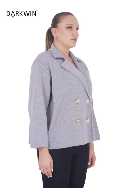 DARKWIN - B14420 DARKWIN CEKET ACIK GRI (1)