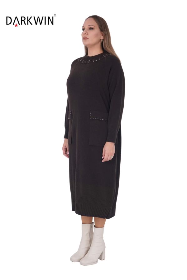 B14427 DARKWIN ELBİSE K.KAHVE - 2