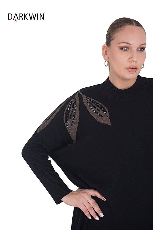 B14433 DARKWIN ELBİSE SIYAH - 4
