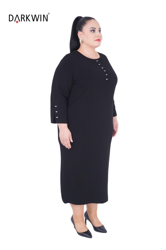 B14436 DARKWIN ELBİSE SIYAH - DARKWIN (1)