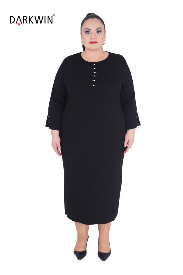 B14436 DARKWIN ELBİSE SIYAH - 1