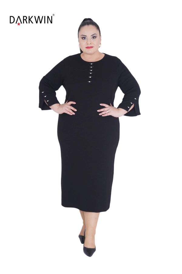 B14436 DARKWIN ELBİSE SIYAH - 4