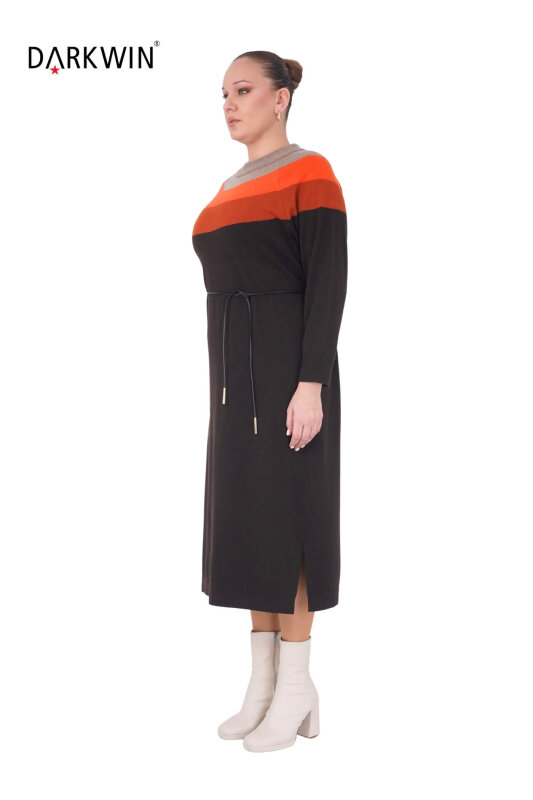 B14438 DARKWIN ELBİSE K.KIREMIT - DARKWIN (1)