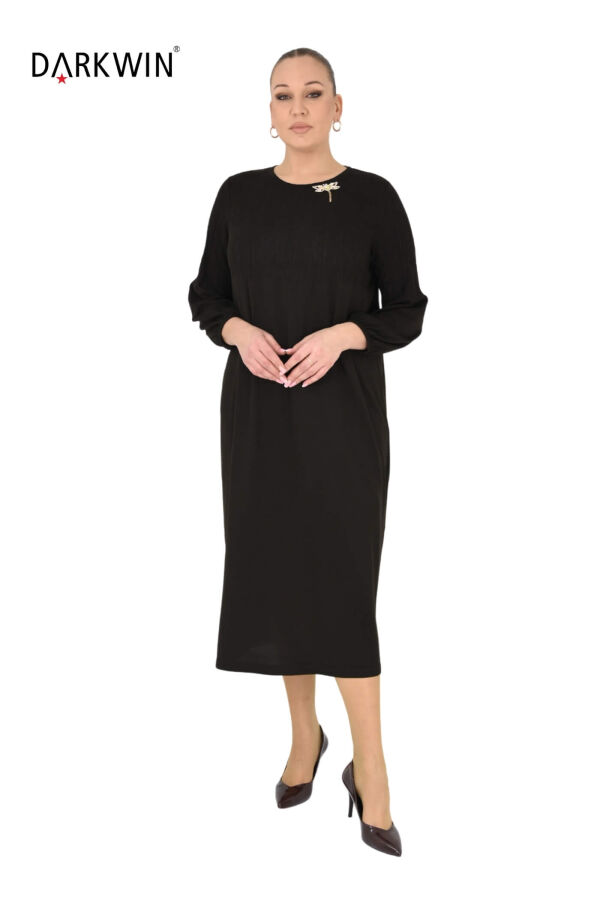 B14439 DARKWIN ELBİSE K.KAHVE - 4