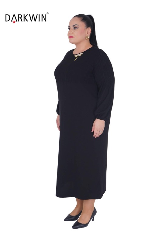 Darkwin - B14439 DARKWIN ELBİSE SIYAH (1)