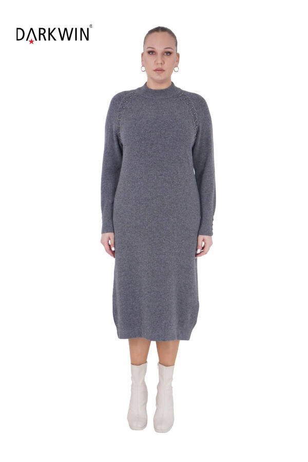 B14443 DARKWIN ELBİSE ANTRASIT - 1