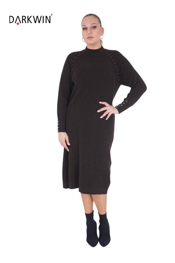 B14443 DARKWIN ELBİSE K.KAHVE - 3