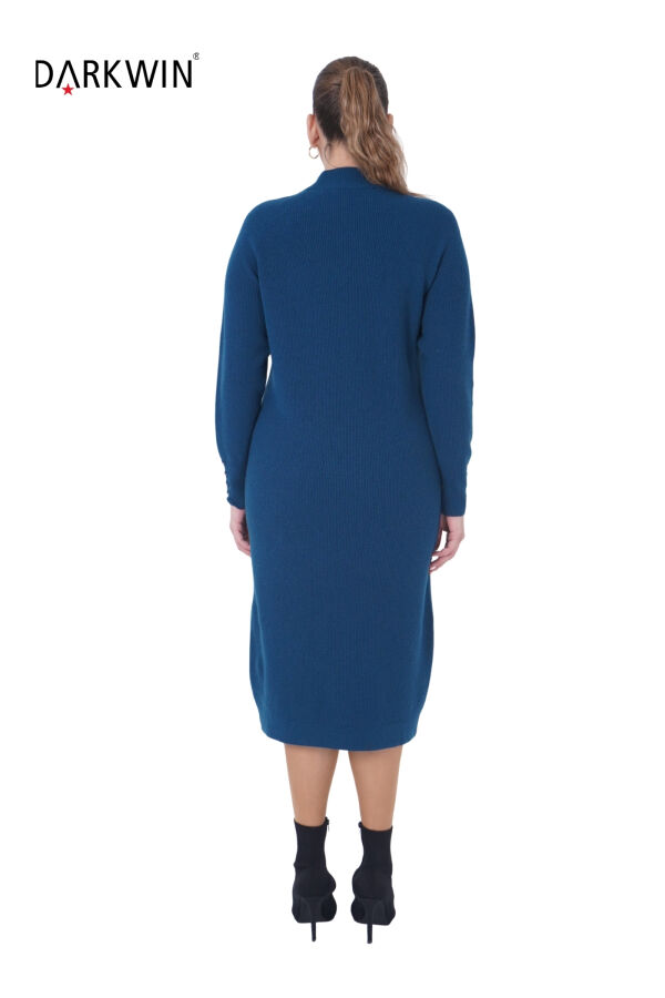 B14443 DARKWIN ELBİSE PETROL - 3