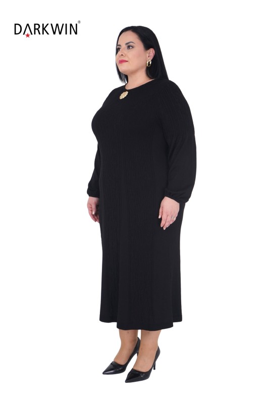 DARKWIN - B14446 DARKWIN ELBİSE SIYAH (1)