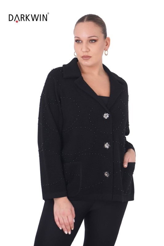 B14448 DARKWIN CEKET SIYAH - Thumbnail