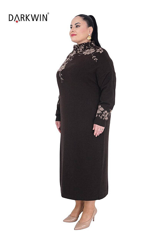 B14459 DARKWIN ELBİSE K.KAHVE - DARKWIN (1)