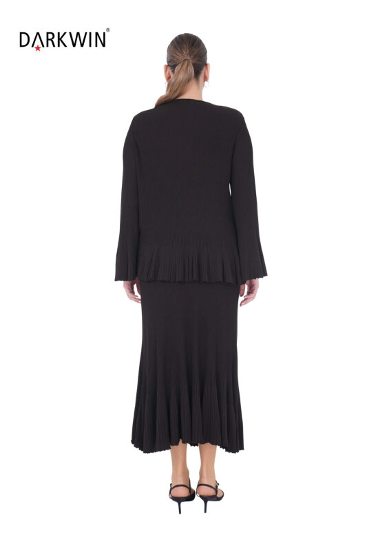 B14470 DARKWIN BLUZ-ETEK KAHVE - 3