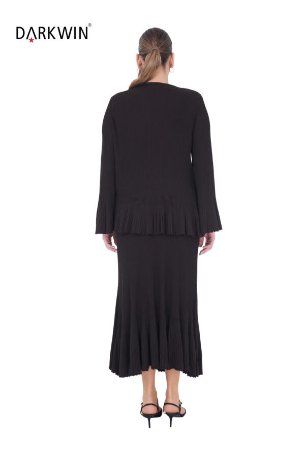 B14470 DARKWIN BLUZ-ETEK KAHVE - 3